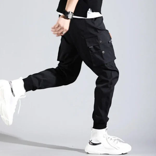 Men Cargo Combat Multi-pockets Casual Training Trousers Overalls Clothing - Image 3