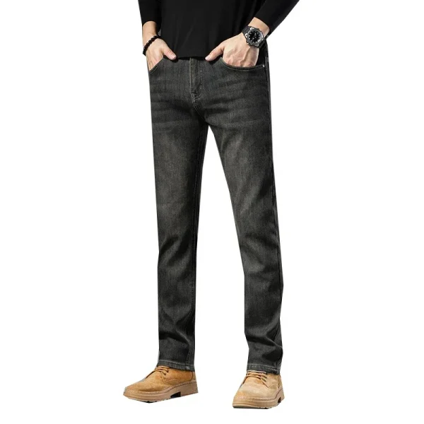 2025 Mid-high Waist Jeans For Men Slim Fit - Image 5