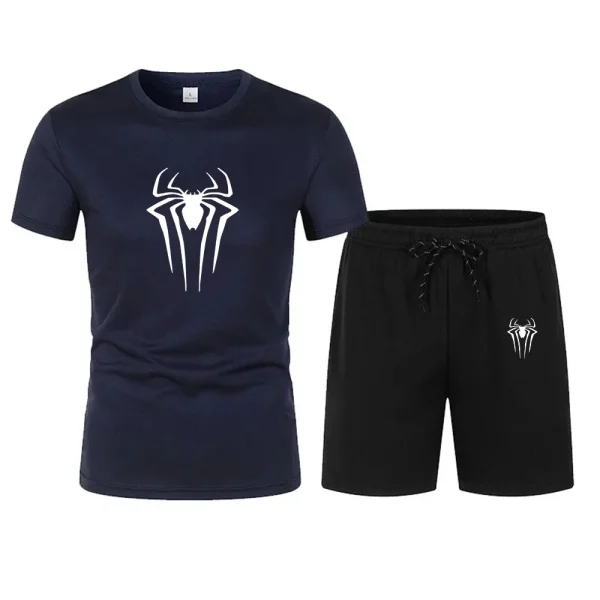 2025 new beach short-sleeved +short for men - Image 2