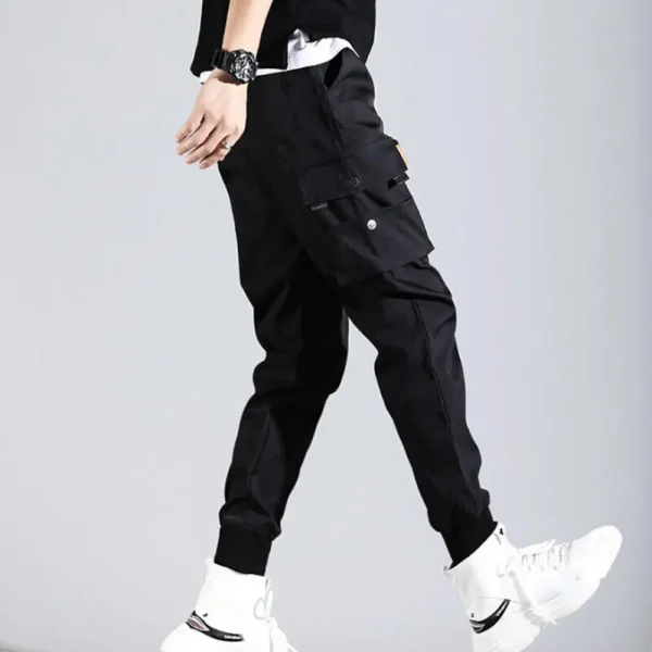 Men Cargo Combat Multi-pockets Casual Training Trousers Overalls Clothing - Image 5