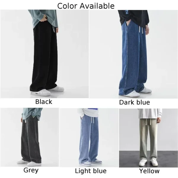New Fashion Baggy Jeans For Men Trousers - Image 6
