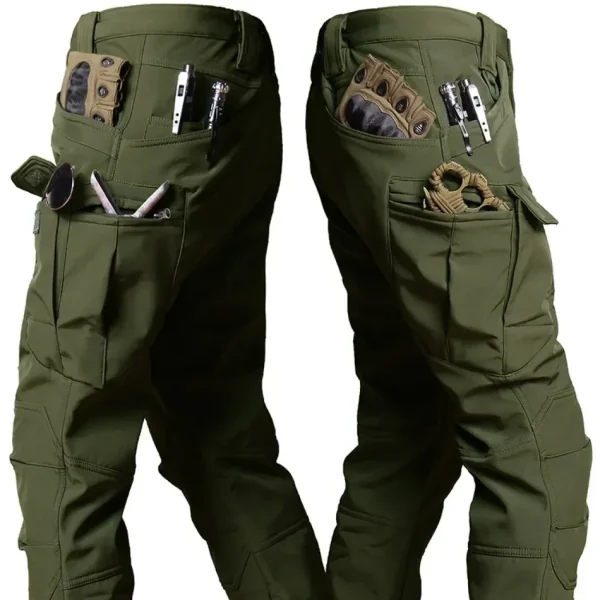 Windproof Waterproof Camo Combat Trousers Big Pocket Wear - Image 7