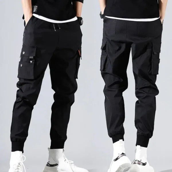 Men Cargo Combat Multi-pockets Casual Training Trousers Overalls Clothing - Image 2