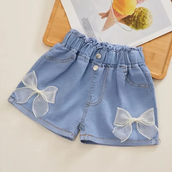 Korean Style Kid Girls Short Denim Fashion - Image 4